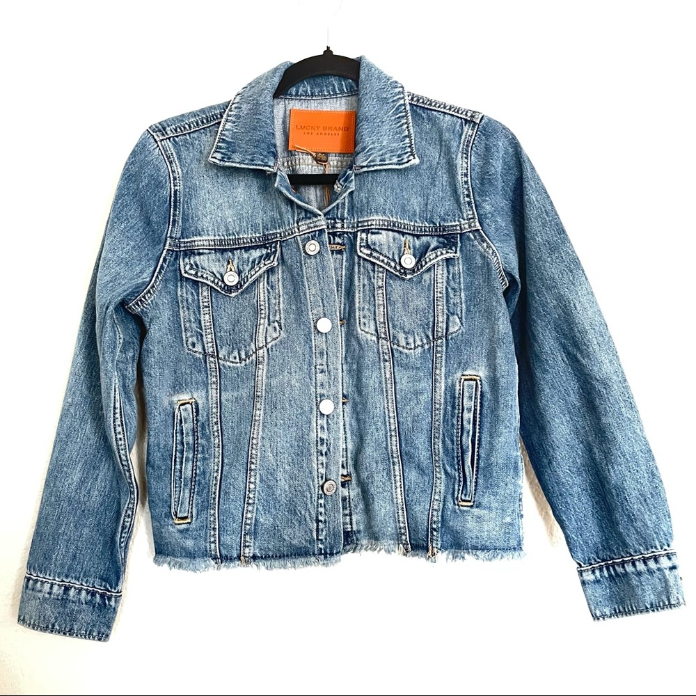 LUCKY BRAND The Tomboy Trucker Jean Jacket